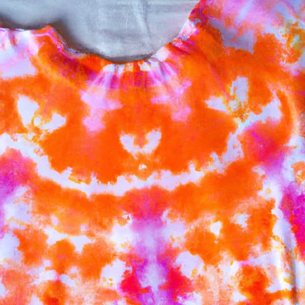 can you tie dye polyester with bleach