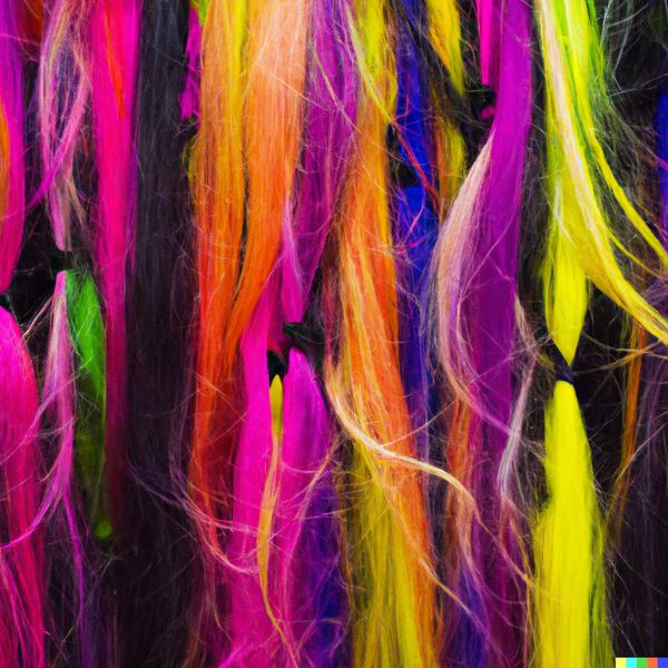 how to tie dye hair