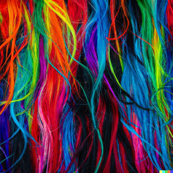 is tie dye good for hair