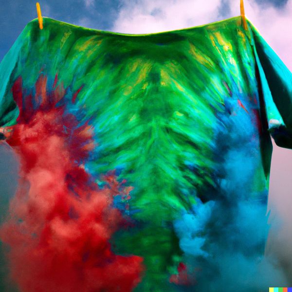 does tie dye have chemicals