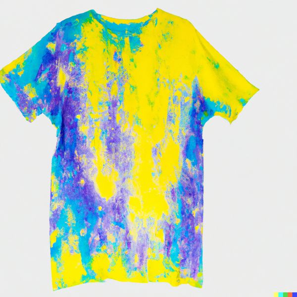 does tie dye work on colored shirts